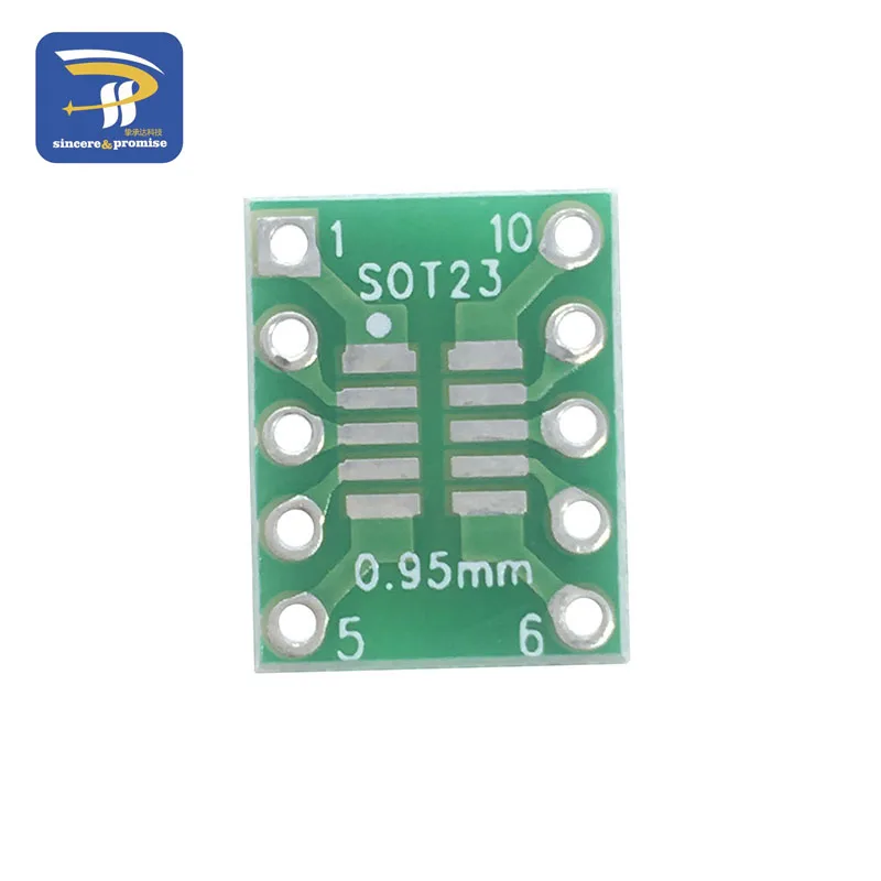 10 шт. SOT23 MSOP10 DIP переводная плата Pin шаг Адаптер 0 5 мм/0 95 мм до 2 54 печатная