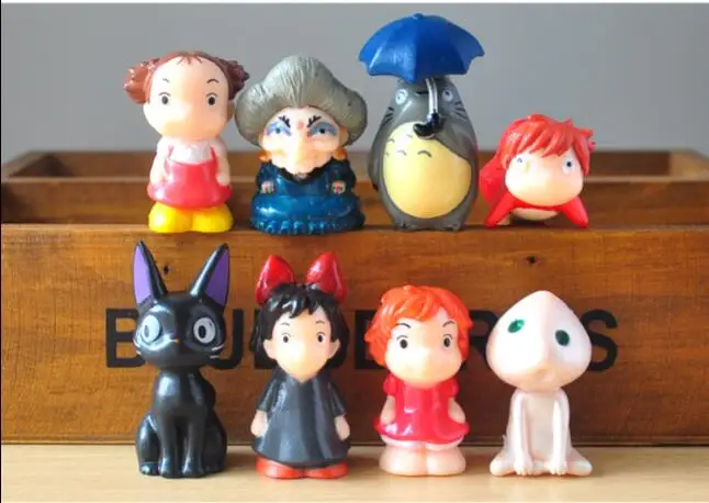 J.G Chen/серия Кабельный тестер кабеля 8 шт. Хаяо миядзяки Аниме Totoro Ponyo KiKis доставка