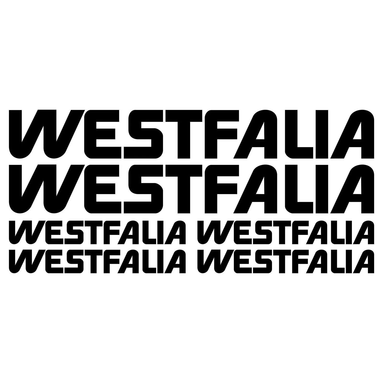 Наклейка для WESTFALIA XL aufkleber wohnmobil camper wohnwagen caravan 6 стикеров Стайлинг