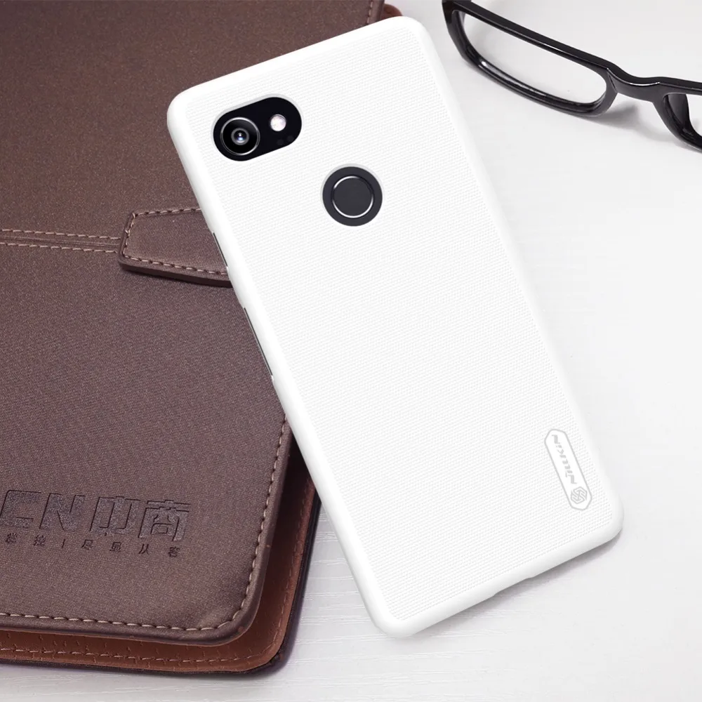 Матовый чехол Nillkin для Google Pixel 2 XL пластиковый жесткий чехол-накладка бесплатный