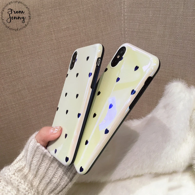 От Jenny Laser White lily Love Heart чехол для телефона iPhone6 6s 7 8 Plus 8plus X 4 дюймов 5 + мягкая задняя