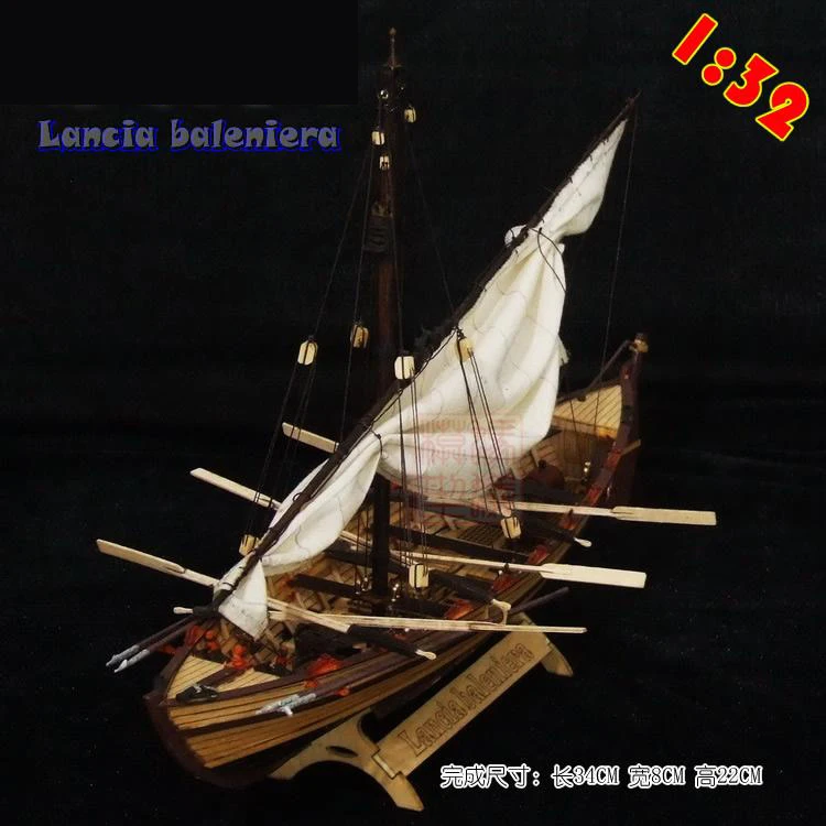 Новые Весы 1/32 Lancia baleniera китобойный корабль модель корабль лазерная резка дерево парусник детские образовательные игрушки