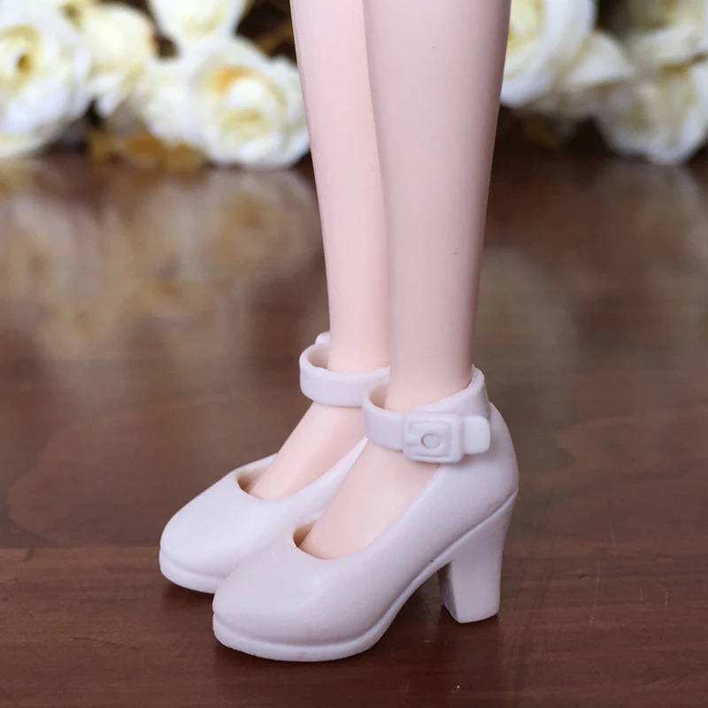 4 пары/Лот туфли на высоком каблуке для модели 1/6 модная обувь куклы Licca мини-туфли