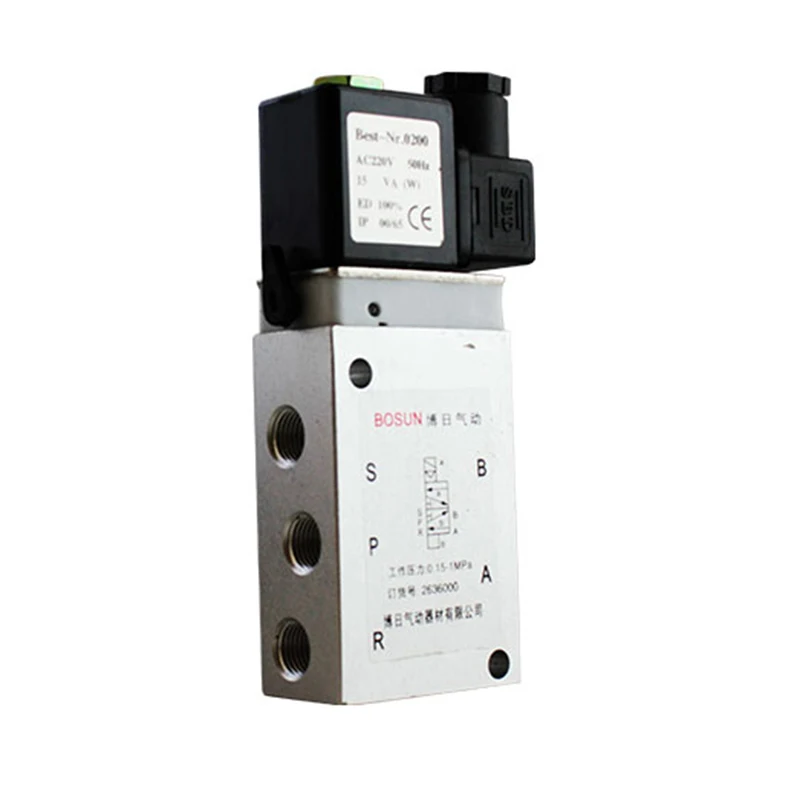 Новый 1/4 &quotDC24V пневматический Соленоидный клапан 2636000 скользящий 4 варианта 2