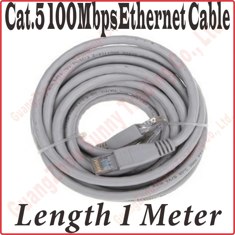 Лучшая цена новый четырехъядерный сетевой кабель CATE5 3 фута 1 м RJ45 Ethernet CAT5 CAT 5