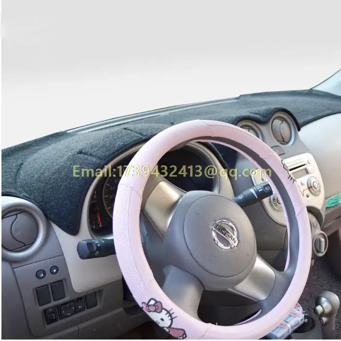 Коврик для приборной панели автомобиля аксессуары наклейка nissan MARCH Micra K13 2010 2011 2012