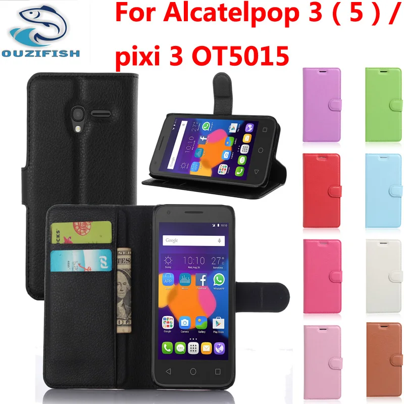 (OUZIFISH) роскошный силиконовый чехол для телефона Carcasa Etui Alcatel One Touch Pop 3 (5) 5 0 дюйма 5015D