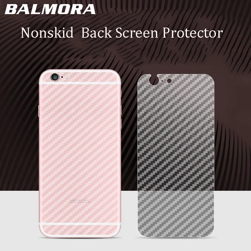 BALMORA 3D пленка стикер для тела iphone 7 8 plus X полное покрытие из углеродного волокна