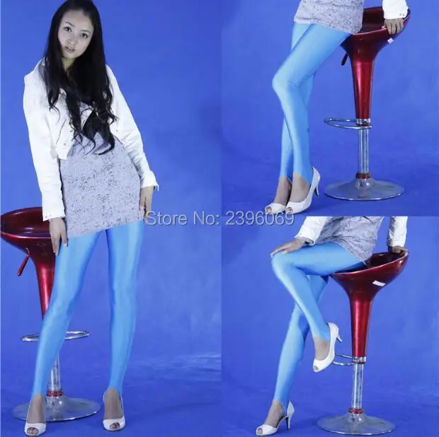 (LG41) колготки унисекс из спандекса однотонные непрозрачные леггинсы Zentai Фетиш