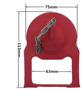 Ручное Нажатие Тип Туалет резиновая крышка стоп или запорные клапаны с цепью