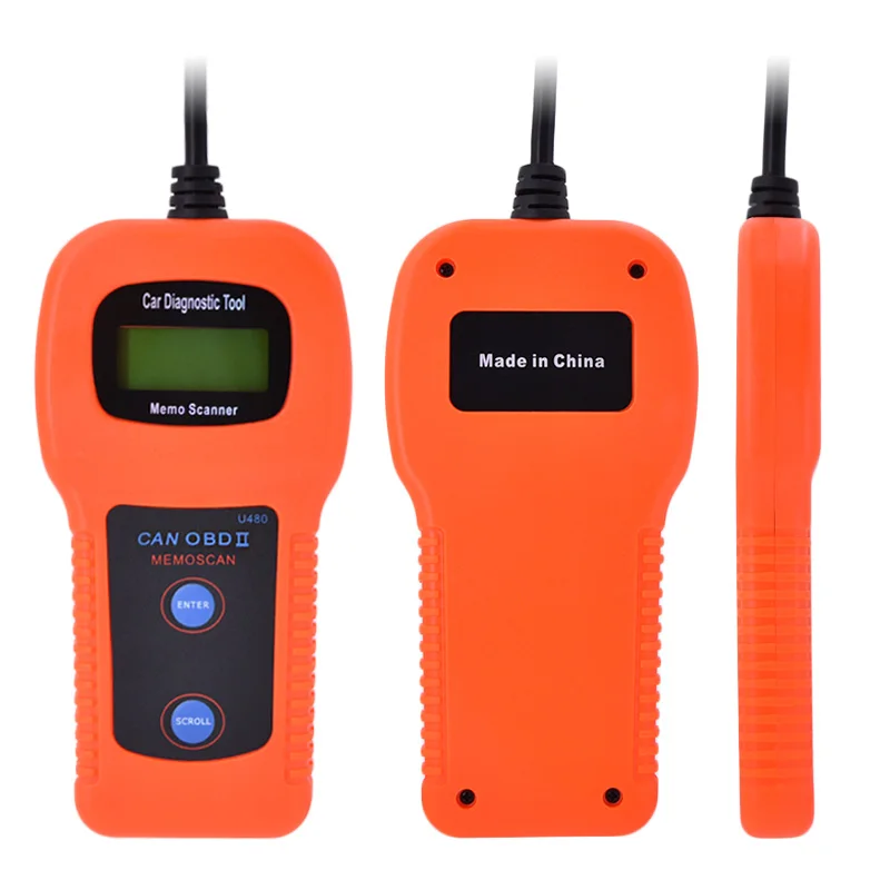 Maozua U480 CAN-BUS OBD OBD2 считыватель кодов Сканер U 480 сканер для OBDII автомобиля или грузовика автоматический диагностический сканер двигателя
