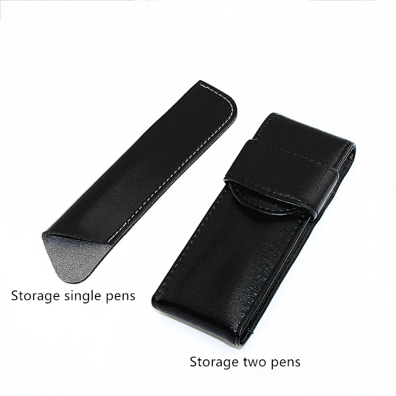 Роскошный кожаный чехол с двумя ручками для школы и офиса пенал высокого