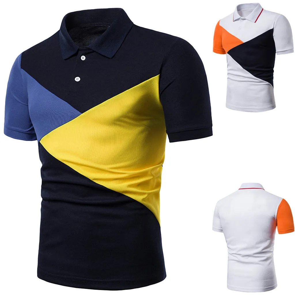 Забавные футболки мужская футболка модная приталенная рубашка с отложным