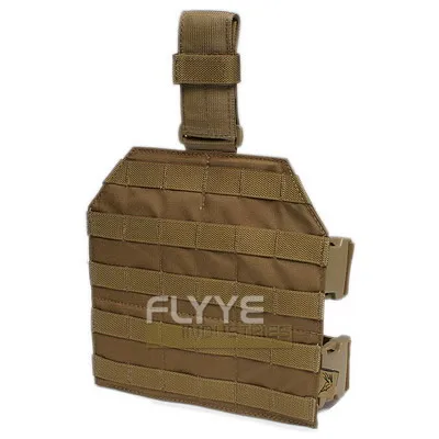 Система крепления FLYYE MOLLE сумка для переноски ног наклонная ножная пластина