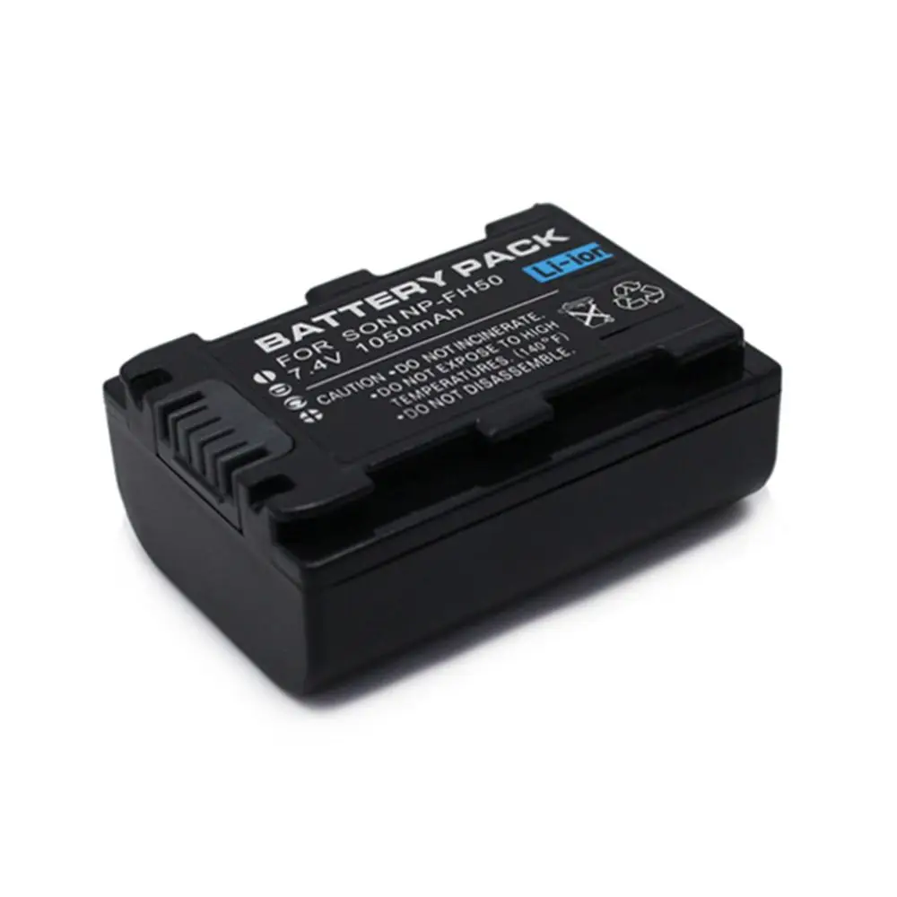 WHCYonline 1050 мАч NP FH50 батарея для камеры SONY HDR CX12E CX7E SR10E/SR11E SR12E HDRSR7E HDRSR8E|np fh50|camera batterybattery