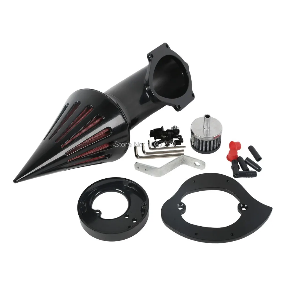 

Free Shipping Motorcycle Motor Black Spike Air Cleaner Kits Intake Filter For Honda VTX 1300 All Years