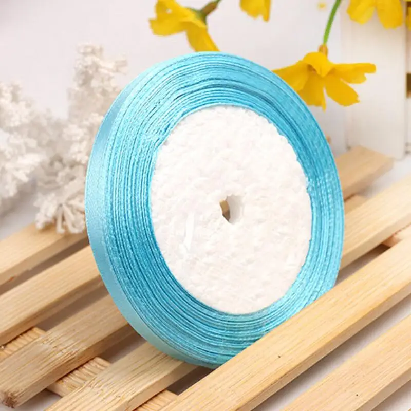 1/4&quot 6mm Wide Wedding Craft Satin Ribbon (22M) DIY Gift Packaging Decorations Accessory Christmas Party Supplies | Дом и сад