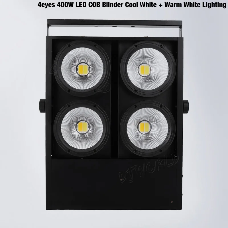 Блиндер DMX 4eyes 400 Вт светодиодный COB Блиндер холодный белый+ теплый белый светодиодный для зрителей 2 канала для шоу концертного мероприятия