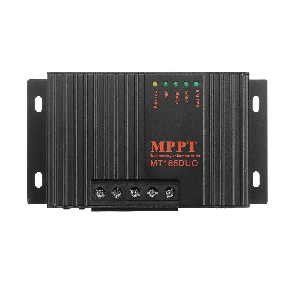 MPPT5012A-DUO MPPT 12A 12 V Солнечный контроллер заряда с ЖК-солнечным регулятором для солнечной панели зарядное устройство