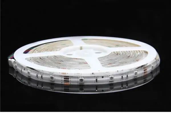10 компл./лот 5 м гибкая светодиодная лента RGB 5050 SMD 60 светодиодов/м