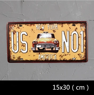 Новые американские винтажные металлические жестяные знаки Route 66 номерные для