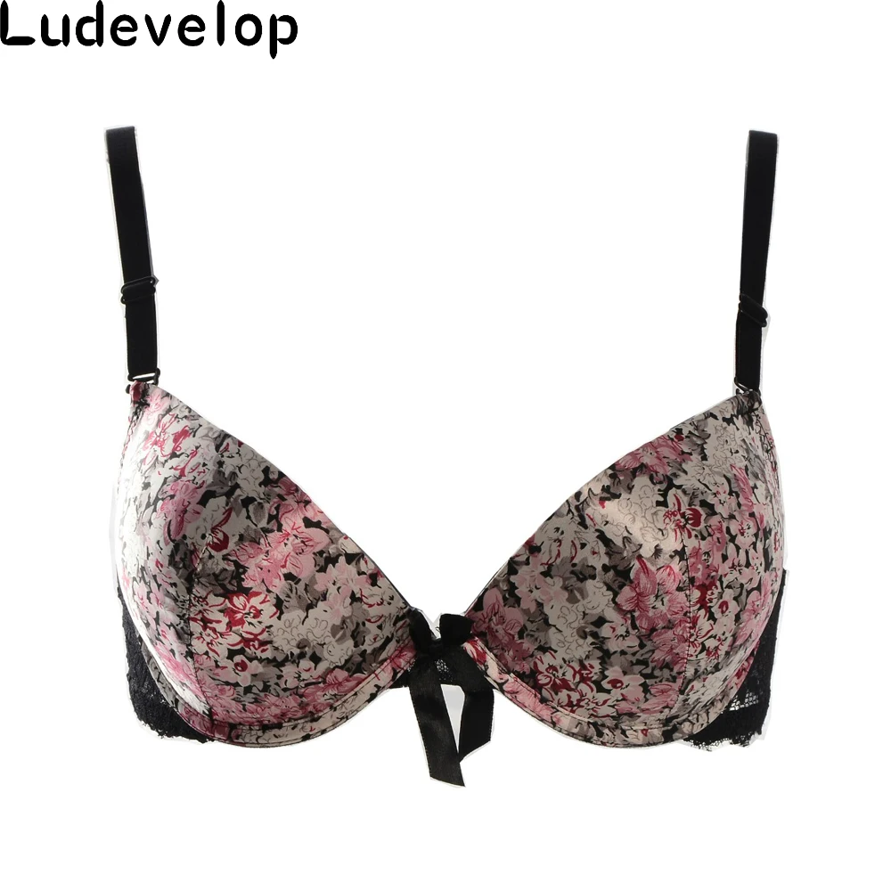 3/4 стакана кружева бюстгальтер с эффектом пуш ап Большие размеры пикантные