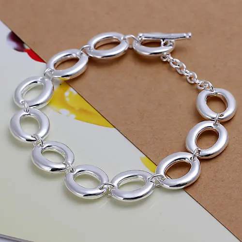H160 Wholesale! 925 silver bracelet fashion jewelry charm Small O Bracelet | Украшения и аксессуары