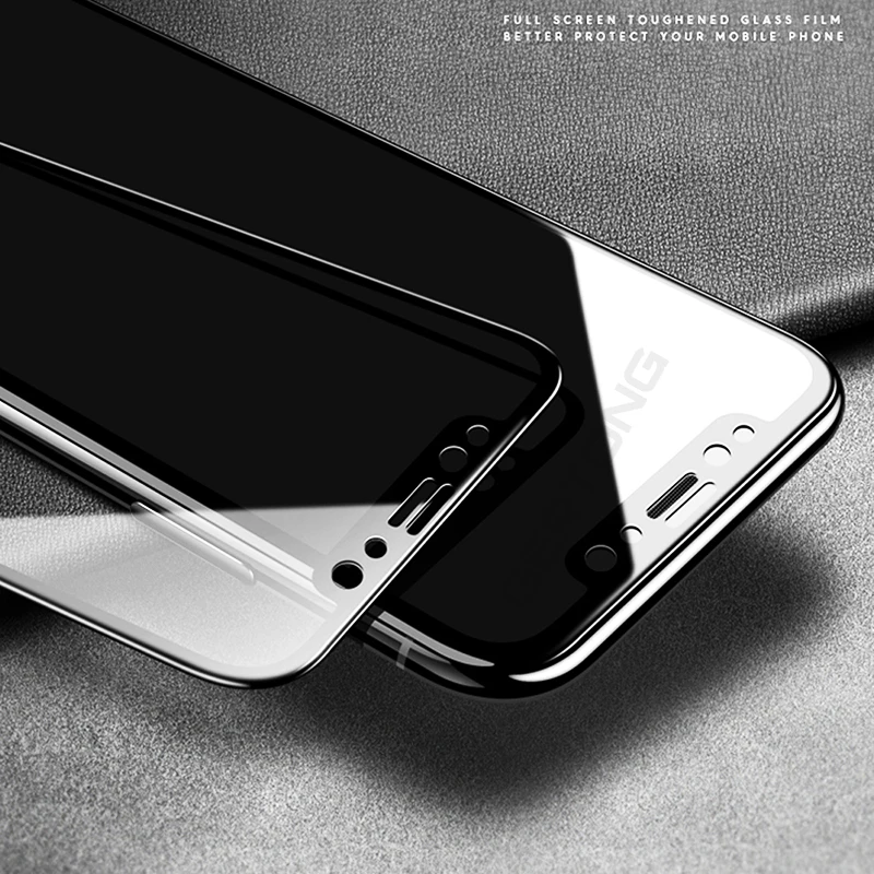 5D Закаленное стекло протектор экрана для iPhone XS Max XR 2018X8 7 6 6 S Plus полное покрытие закаленное стекло Передняя пленка над 3D 4D
