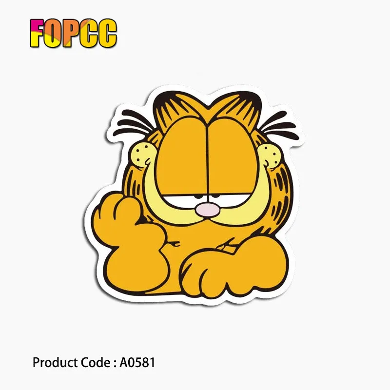 Аниме стикер Garfield с милым котом водонепроницаемый чемодан для ноутбука