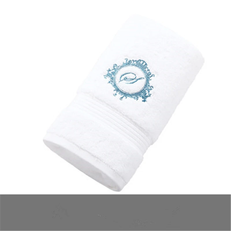 Жаккардовое полотенце с вышивкой для взрослых мужчин и женщин 2 шт. | Дом сад