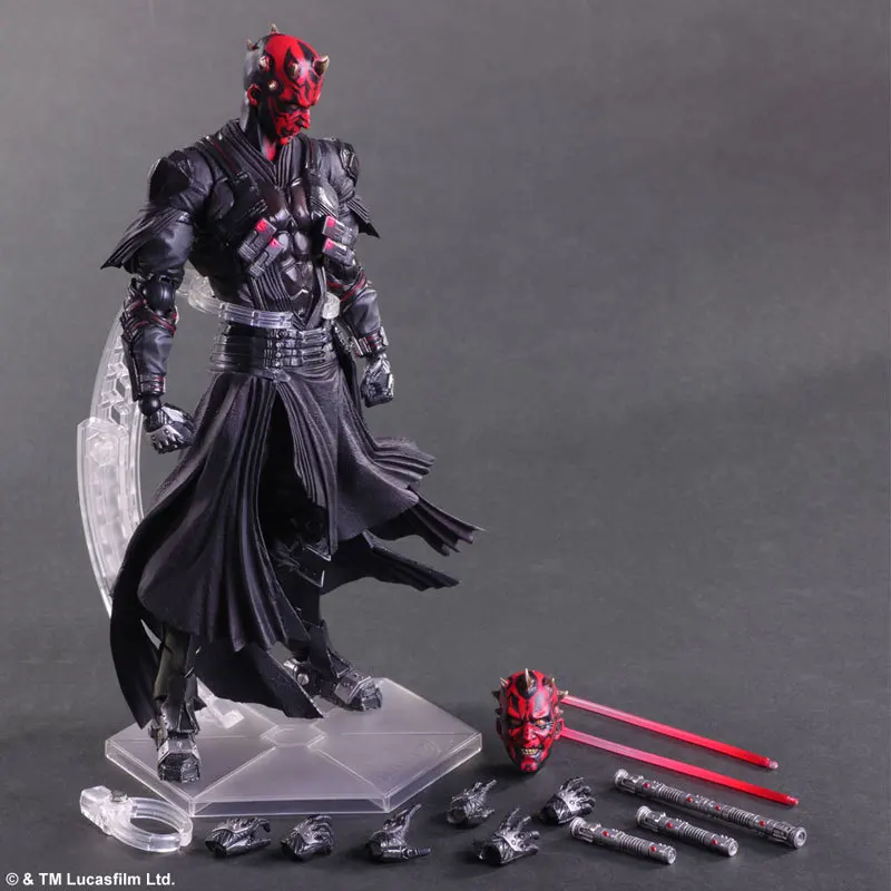 26 см PlayArts KAI Star Wars Darth Maul storm ПВХ фигурка модель игрушки подарки коллекция детские