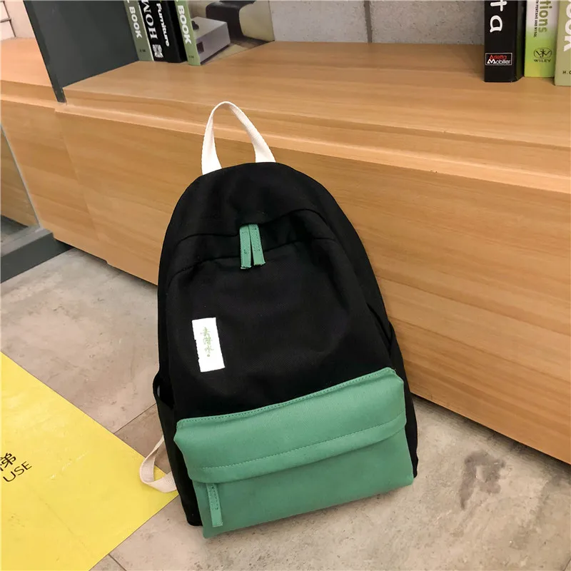 Сладкий снег новый холщовый рюкзак для женщин модный простой путешествия Back Pack