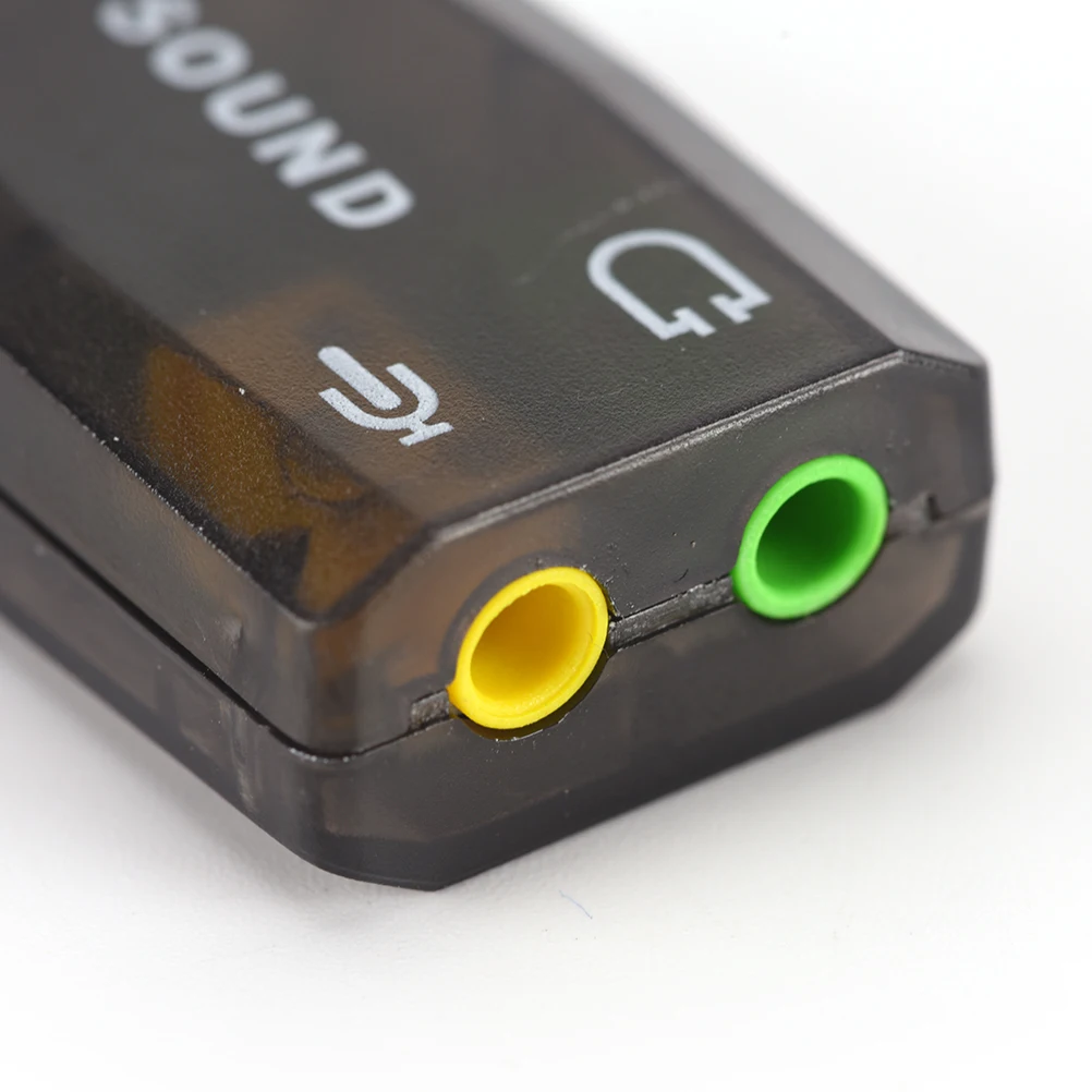 Звуковая карта 3D USB внешняя звуковая 5 1 аудиоадаптер для микрофона динамик аудио