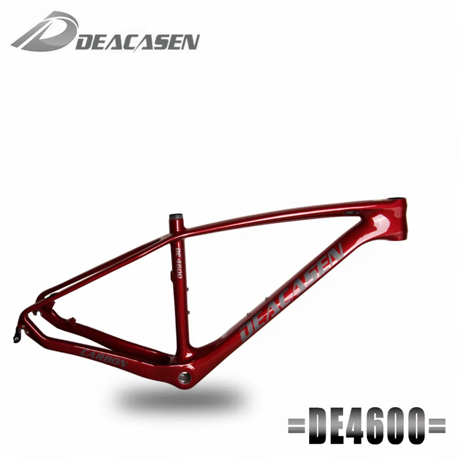 Deacasen 2018 27.5er рама для горного велосипеда Toray T1000 углеродная MTB mtb гарнитура размер