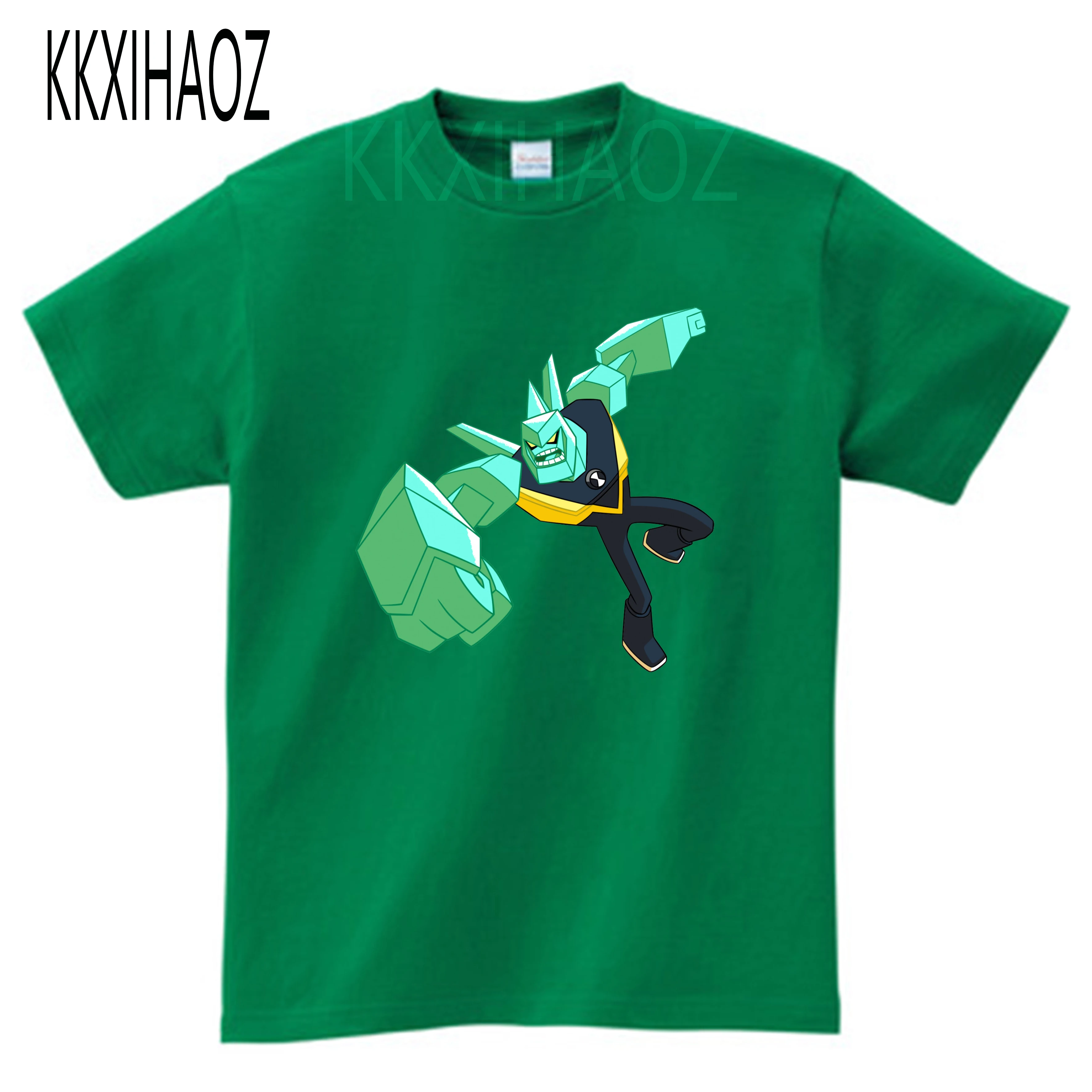 New arrival Ben 10 Protector of Earth cotton T-shirts Short Sleeve Tops Tee TShirts Clothing for Girl Children boy Tshirt M