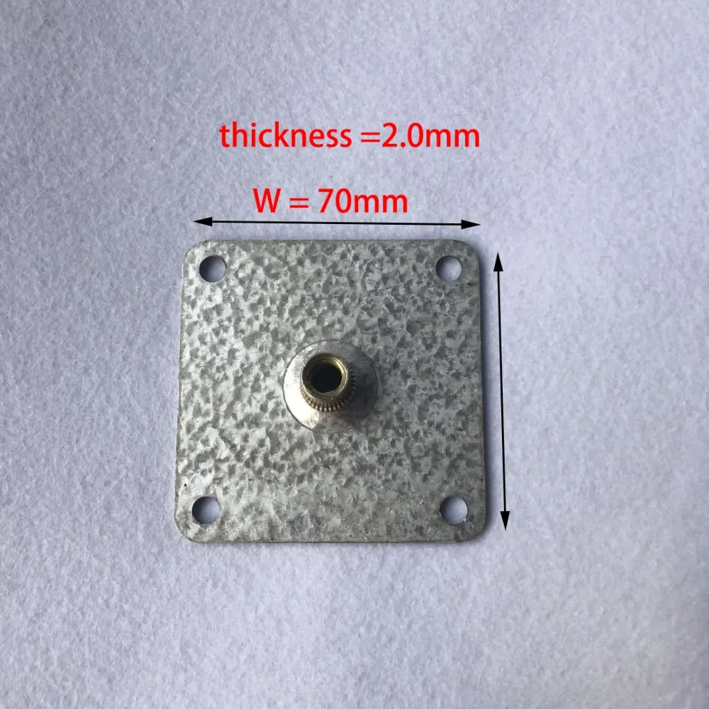 (Упаковка из 100 шт.) мебельные ножки коннектор квадратная металлическая Резьбовая