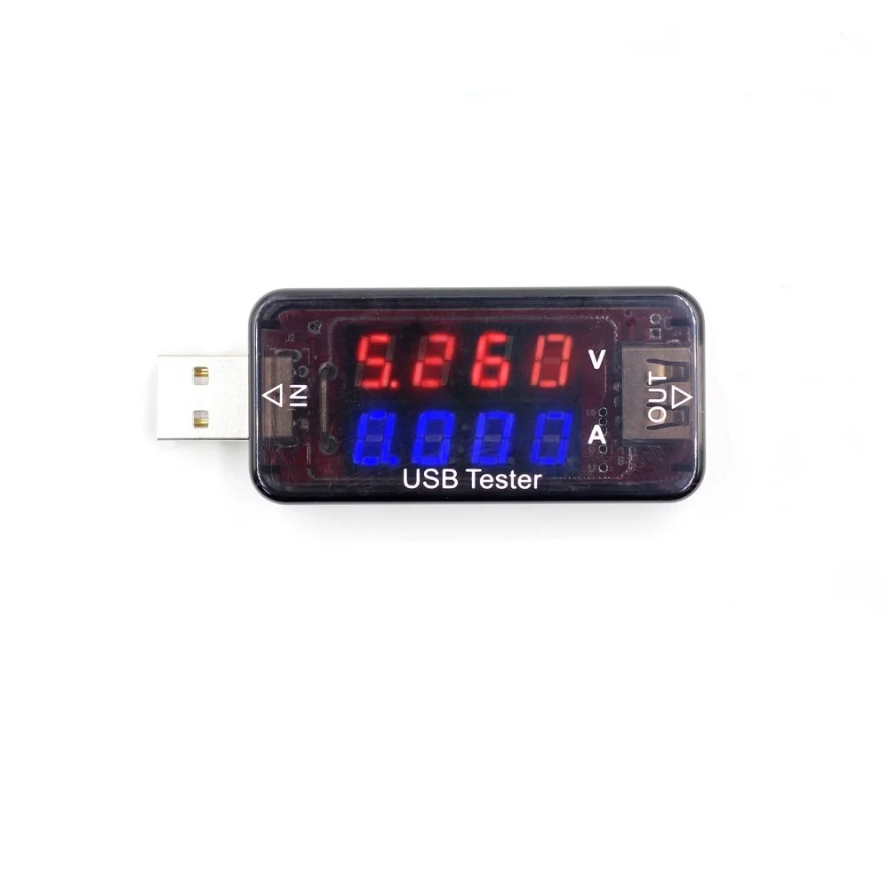 USB зарядное устройство Тестер двойной ряд показывает USB ток напряжение зарядный детектор мобильный ток питания и Вольтметр Амперметр Напряжение