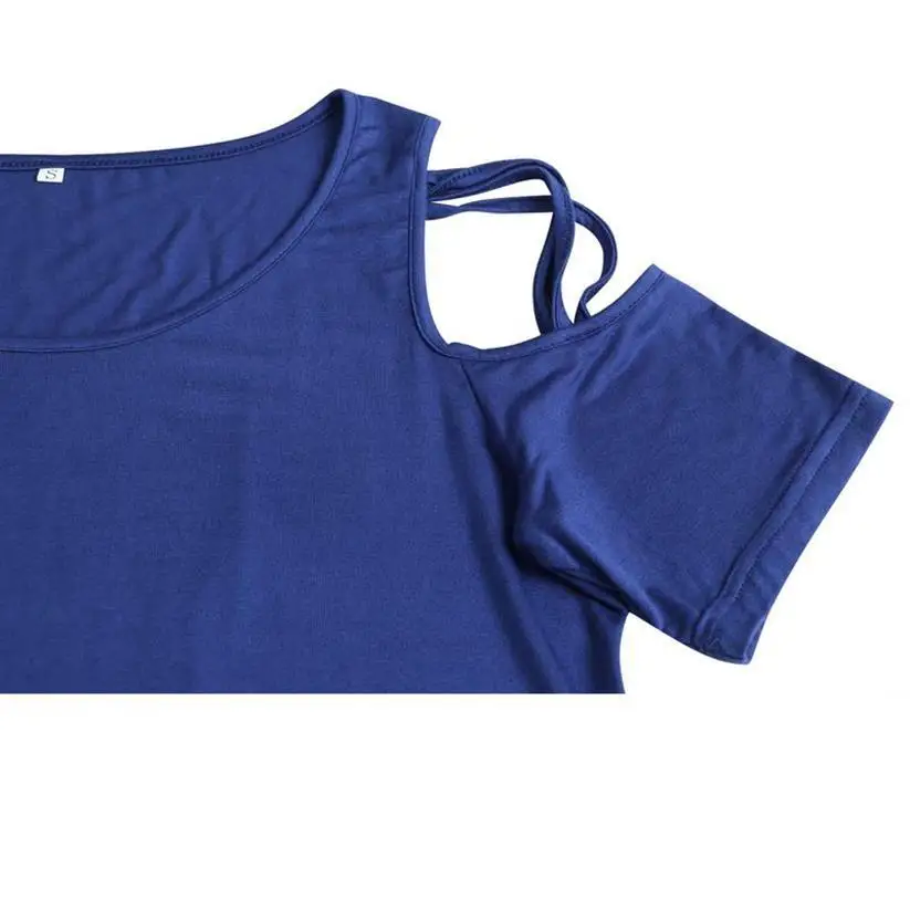 

New Arrival T-Shirt For Women Bandage Off Shoulder Dog Heart Paw Letters Print Tshirt Plus Size Tops T-Shirt Female Cute Summer