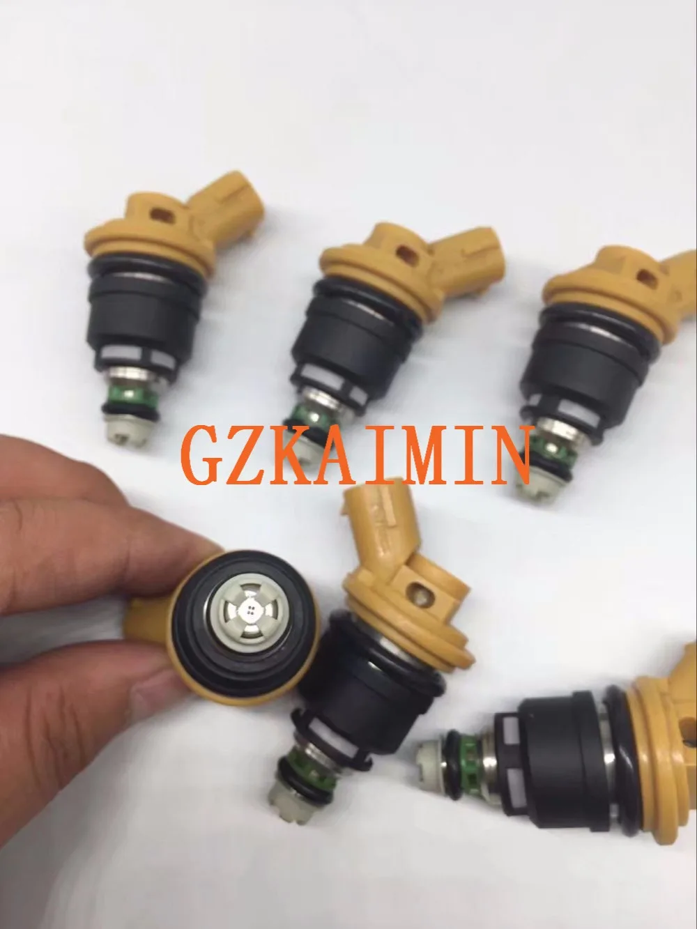 1X555cc Nismo Топливные форсунки желтый для nisaan 300ZX Z32 RB25DET VG30DETT SR20DET KA24 16600-RR543 16600RR543 км