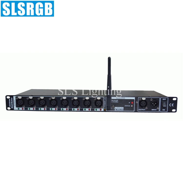 

SLS-1331 1U 8dxduw распределитель светодиодов 8 способов DMX усилитель сигнала распределитель 8 способов DMX512 сплиттер сигнала контроллер светильник ...