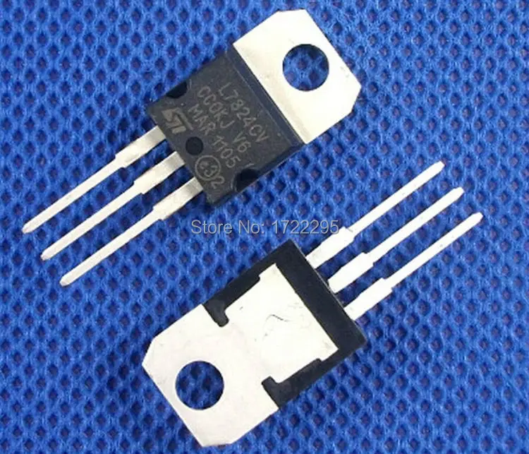Регулятор напряжения L7824CV L7824 LM7824 7824 TO220 TO 220 IC 24 В 10 шт.|ic mt8870|ic toysic ad |