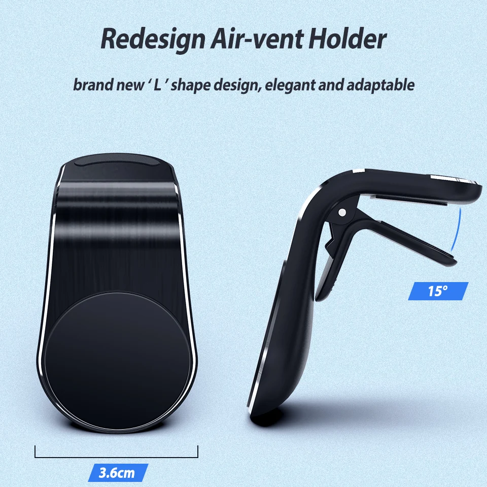 Магнитный автомобильный держатель для телефона на магните крепление