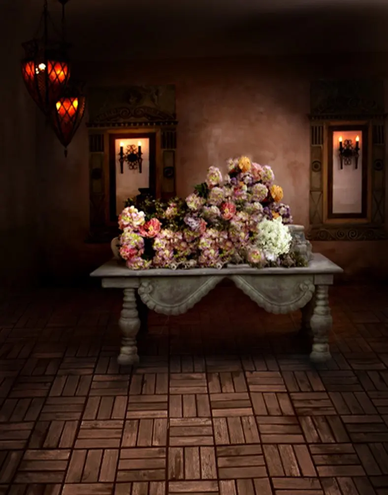 

Винтажный фон для фотосъемки с изображением деревянного пола цветов стола 5x7 футов