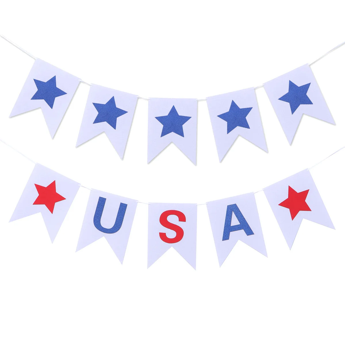 2 шт. День Независимости Баннер Висячие декоративные патриотические фото