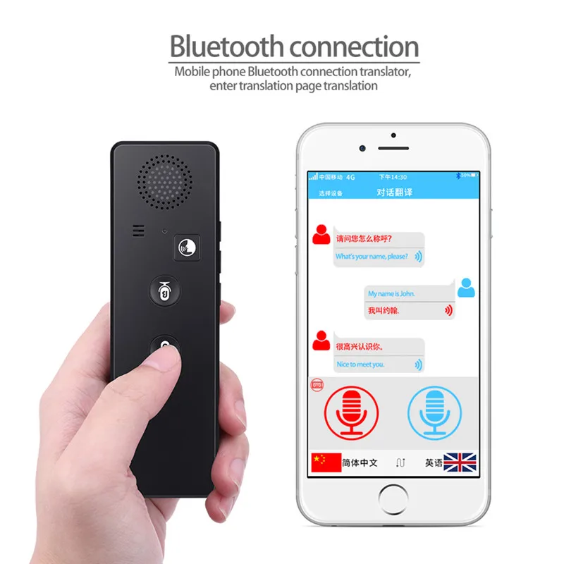 Умный переводчик с функцией Bluetooth 4 2 28 языков|Электронные переводчики| |