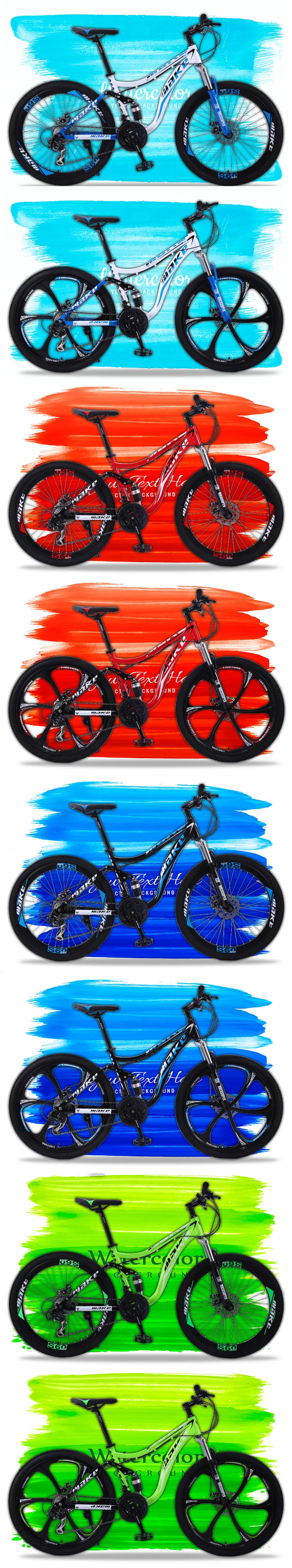 MAKE горный велосипед стальная рама 24 скорости Shimano 2" колеса MTB