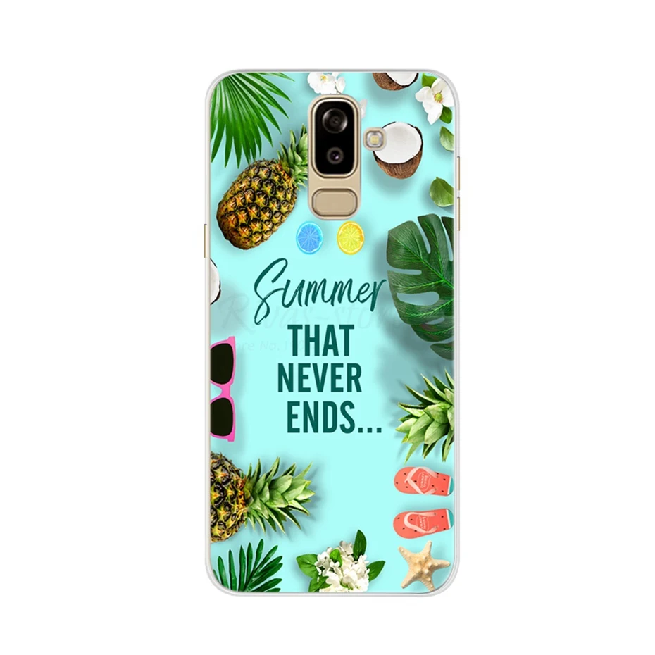 Многоцветный Чехол для samsung Galaxy J8 чехол Крышка j810 j810f sm-j810f 3D Силиконовая задняя крышка ТПУ Fundas для samsung J8 чехол для телефона - Цвет: Многоцветный