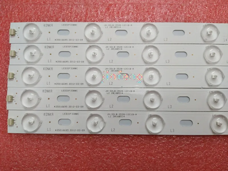 Новинка 40 шт./Лот 12 светодиодов * 6 в 640 мм Светодиодная лента для подсветки LED32F3300C