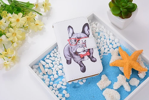 puppy Для Prestigio Grace Q5 PSP5506DUO 5506 Duo чехол Модный Роскошный защитный флип кожаный чехол для телефона - Цвет: puppy
