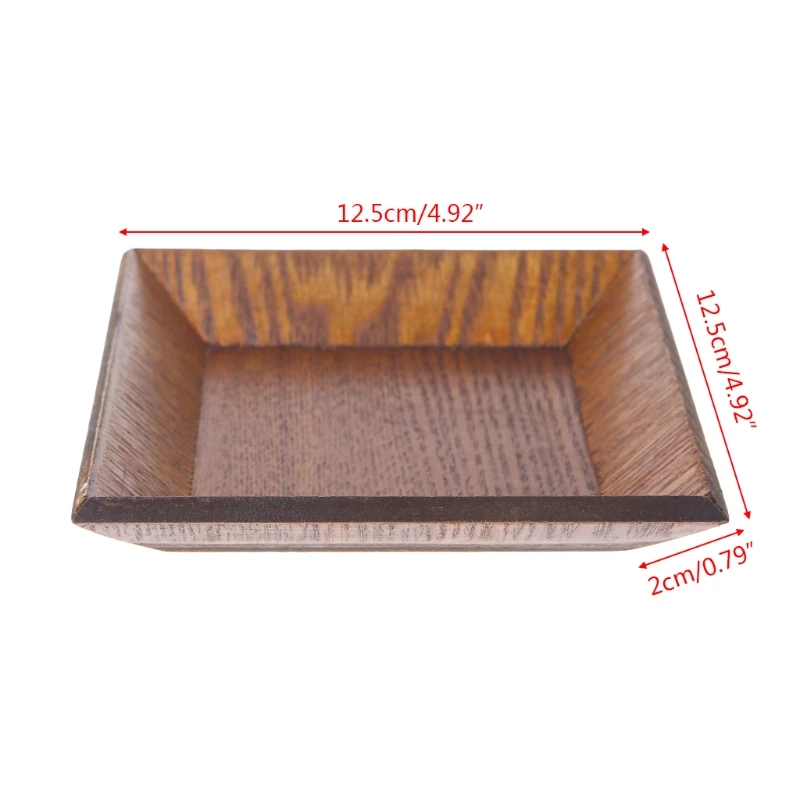 Квадратные деревянные песочные часы блюдо тарелка для закуски Сухофрукты десерт